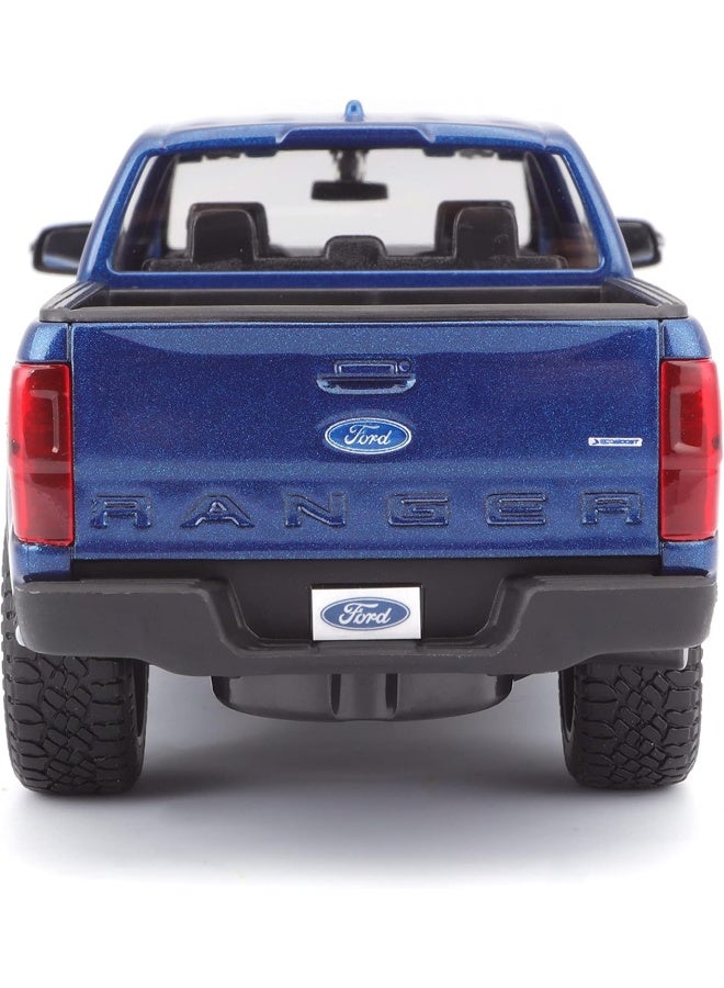 Maisto Maisto Ford Ranger 2019 Diecast Model Car (1:27, Metallic Blue)  - Image 3