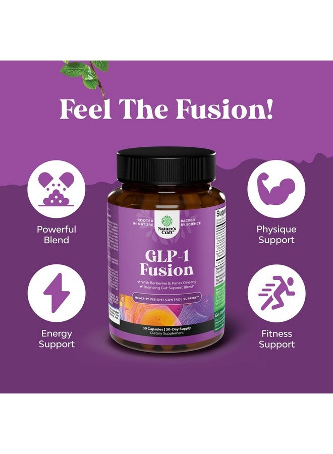 Natures Craft GLP-1 Berberine Supplement - One a Day Healthy Gut Berberine Complex with Panax Ginseng Turmeric Curcumin & Cayenne Pepper for Metabolic Balance - Gluten Free Vegan and Non-GMO (2 Month Supply) - Image 3