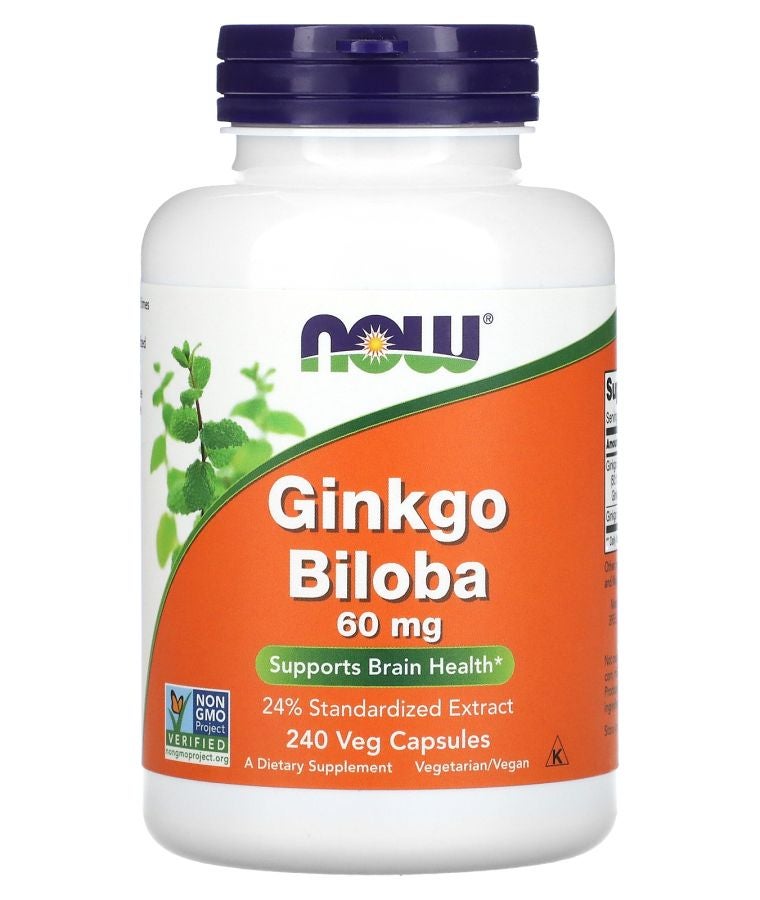 Ginkgo Biloba 60 mg 240 Veg Capsules