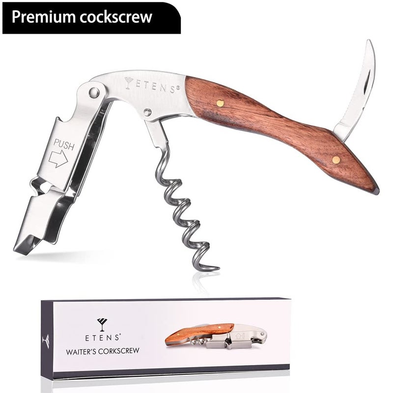 Etens Mixology Bartender Kit Bar Tool Set | Cocktail Making Kit Boston Shaker Set with Stand | Mixed Drink Mixing Professional Martini Shaking Tins Bartending | Home Barware Accessories Equipment - Image 4
