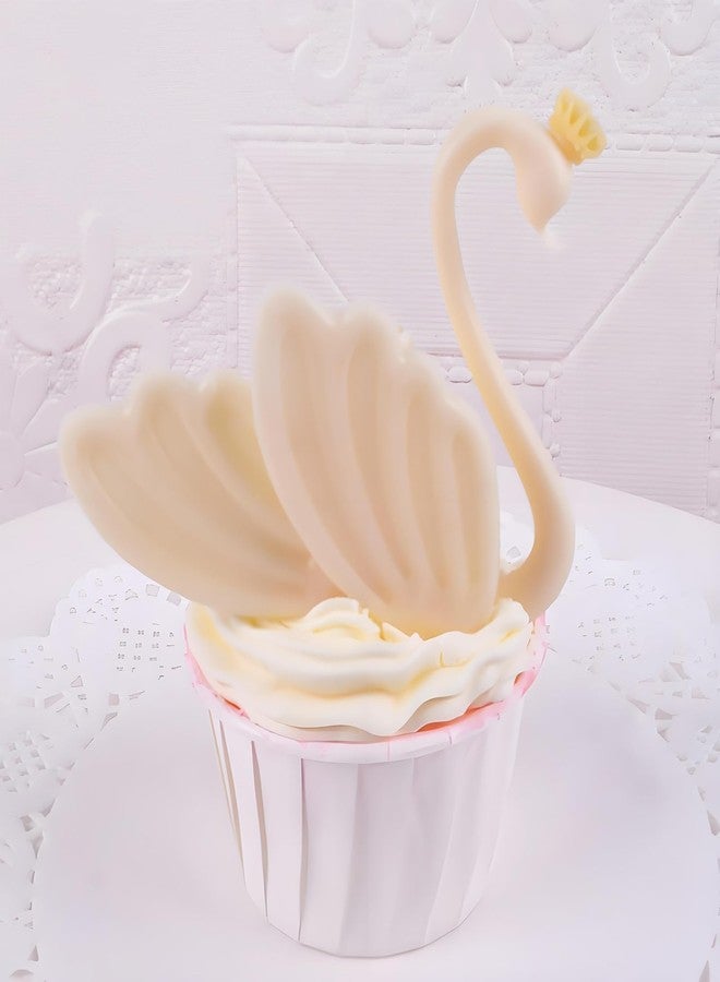 Xcake Lcook 3D Swan Silicone Molds, Swan Wings Neck Fondant Molds for Cake Decorating Cupcake Topper Polymer Clay Resin Gum Paste Sugar Craft Set of 3 - Image 4