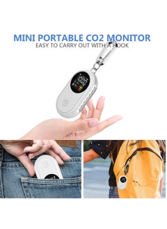 Y&D Mini CO2 Detector, Portable 3-in-1 Lightweight Carbon Dioxide Air Quality Monitor, Temperature Humidity Analyzer Digital Meter for Travel, Camping, Office, School  - Image 4