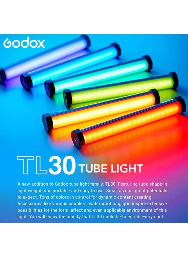 Godox TL30 RGB Tube Light – Portable, Color-Changing LED Light Stick for Photography & Video - Image 2