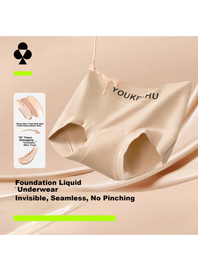 Youkeshu Mulberry Silk Women's Underwear Autumn Winter 10a Antibacterial Pure Cotton Comfortable Breathable No Pinch Safety Pants - Image 1