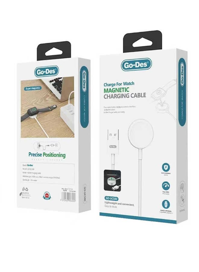 GO-DES Apple Watch Series Smart Watch Wireless USB Charger Cable - Image 1