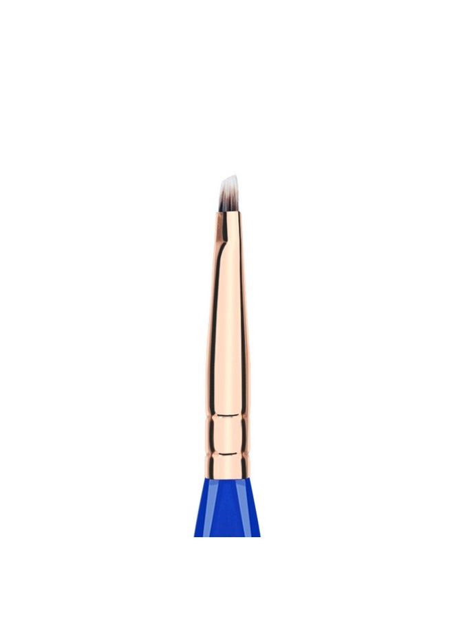 Bdellium Tools - Professional Makeup Brush Golden Triangle 760 Liner/Brow With All Vegan And Soft Synthetic Fibers For Eyes & Brows (Blue 1Pc) - Image 1