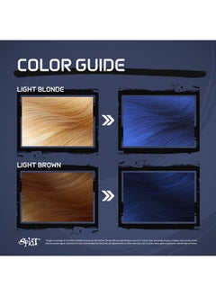SPLAT Splat Midnight Azure Semi-Permanent Blue Hair Color Kit No Bleach, Vegan, Cruelty Free  - Image 4