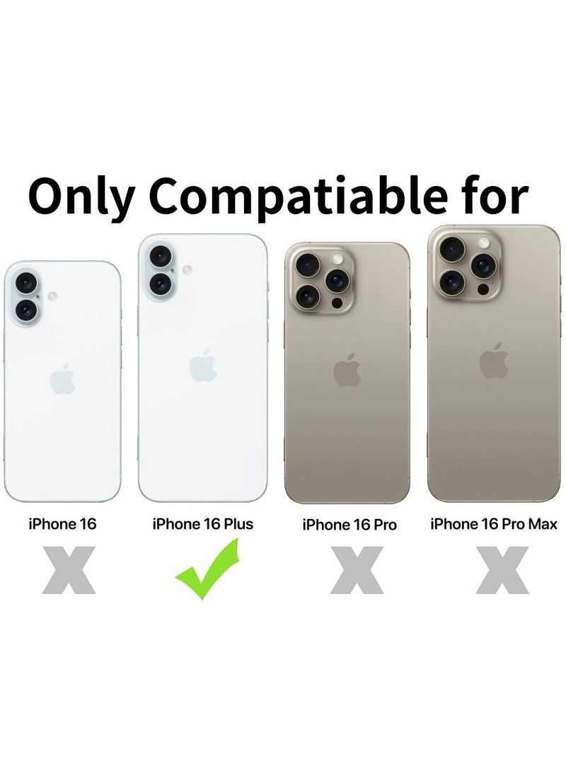 BORTONY - iPhone 16 Plus Magnetic Case Compatible with Wireless Charging Ultra Slim Clear iPhone 16 Plus Cover Anti Scratch Shockproof Protective Case Cover for iPhone 16 Plus 6.7 inch - Image 1