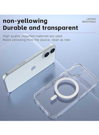 iPhone 16 Plus Magnetic Case Compatible with Wireless Charging Ultra Slim Clear iPhone 16 Plus Cover Anti Scratch Shockproof Protective Case Cover for iPhone 16 Plus 6.7 inch - view 3