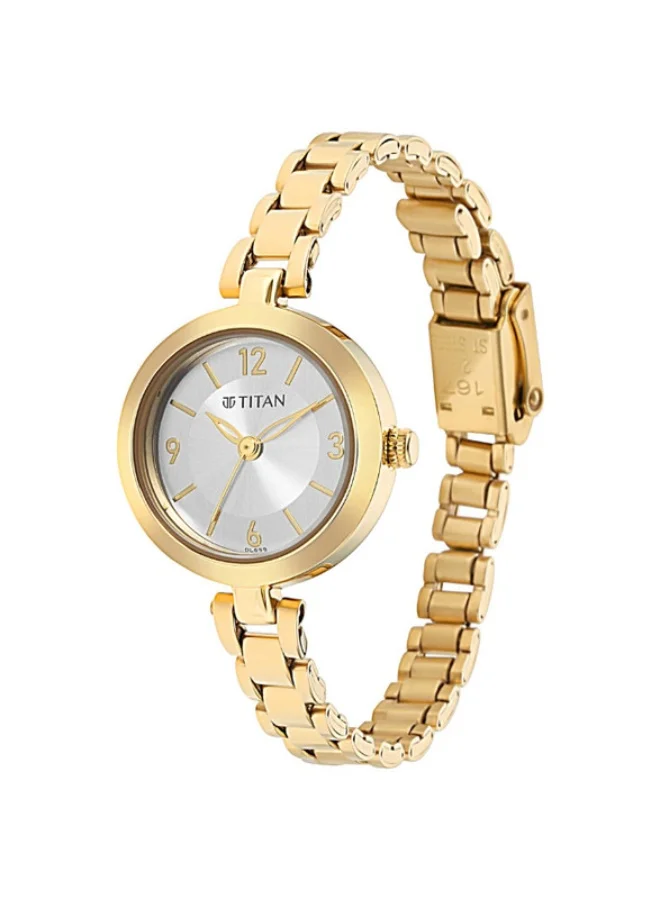 TITAN Titan Lagan Silver Dial Analog Metal Strap Watch for Women 2598ym04