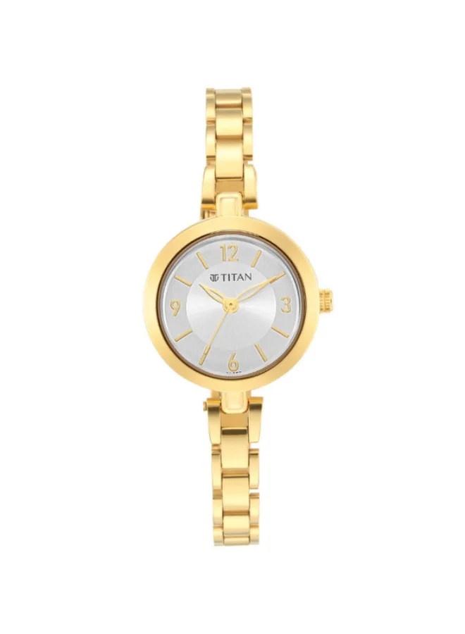 TITAN Titan Lagan Silver Dial Analog Metal Strap Watch for Women 2598ym04