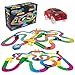 Mindscope Twister Tracks Mega Set Neon Glow in The Dark Flexible Track System with 547 Pieces Over 25 Feet of Track  Accessories - Image 4