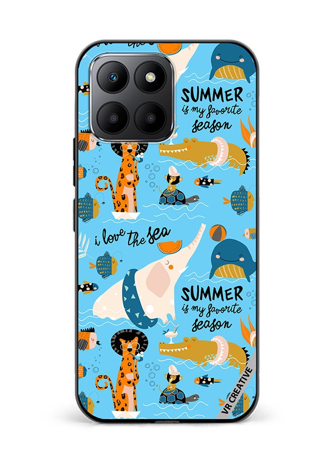 VR CREATIVE Protective Case Cover For Honor 70 Lite Funny Cat Design Multicolour - Image 1