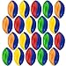 Jerify 20 Pack Mini Footballs Bulk 7 Inch Small Toy Footballs Spiral Foam Soft Sports for Indoor Outdoor Play Game Kids Party SuppliesBlack Color Series - Image 3