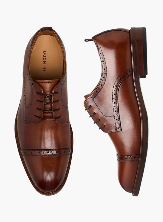 دوتشيني حذاء رجالي جلدي برباط