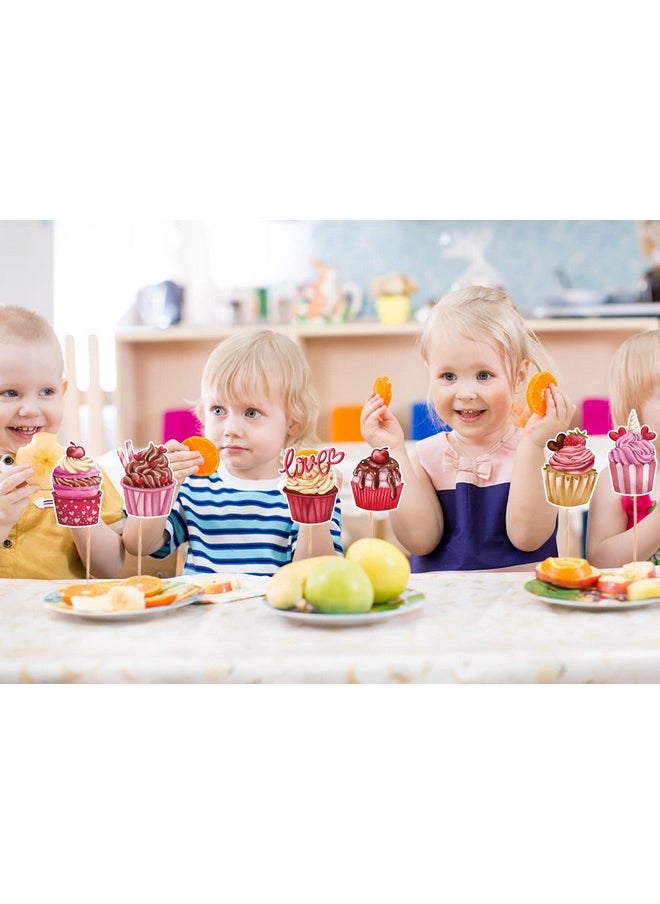 WaaHome - Valentines Stickers For Kids 216Pcs Cupcake Valentines Day Stickers For Kids School Classroom Rewards Party Favors Decorations Scrapbooking Supplies - Image 1