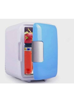 Mini car refrigerator keeps your drinks and meals cold and hot for a long time with you in the car, its appearance is elegant and easy to carry and move with it, its capacity is large 4 liters, you can put food, drinks, snacks, medicines and skin care products, it can take 0.5 liters or 0.33 liters bottles of canned drinks vertically, it cools food to less than 20 degrees Celsius so that you get all your drinks cold and refreshing in extreme heat, it heats food up to 65 degrees Celsius and keeps it warm for several hours to get your meals hot and cooked immediately