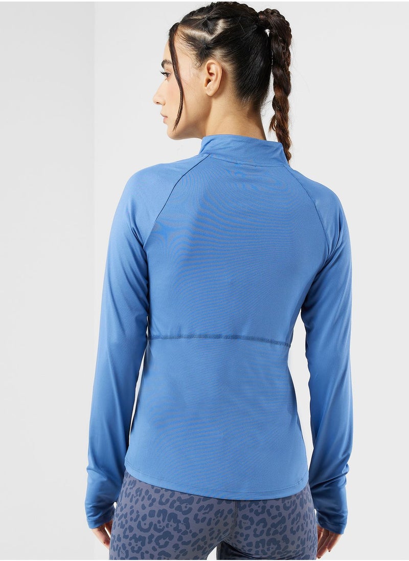 FRWD - Contrast Zip Through Detail Jacket - Image 1