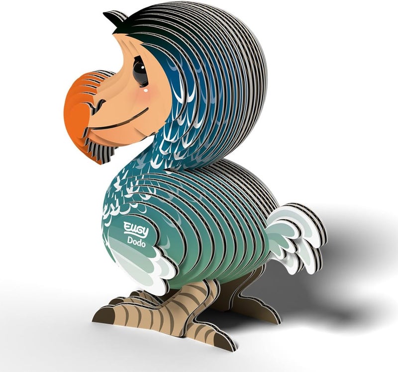 EUGY 100 Dodo Eco-Friendly 3D Paper Puzzle [Magic Glue Printed] - Image 3