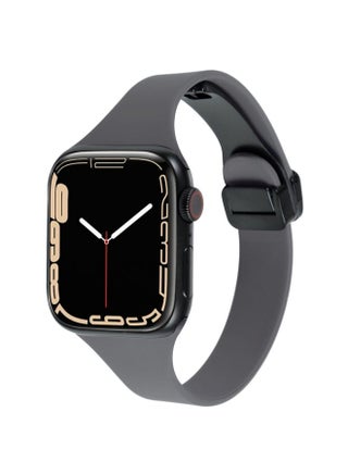 Replacement Strap For Apple Watch Series 9 41mm Magnetic Buckle Slim Silicone Watch Band Starry Grey - pzsku/Z921B9E967E54C331333EZ/45/_/1714875627/00582154-3bd1-4cf5-a97a-3309dd597cc4