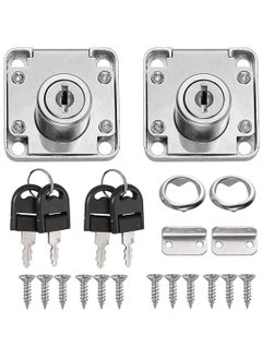 Cam Lock 22mm, 2PCS Security Cabinet Lock with Key Different Cupboard Lock for Furniture Cabinet Mailbox Drawer Household Office - pzsku/Z921BA41AF7FA9394EDE9Z/45/_/1735315326/c7de37dc-22a2-4552-8cfe-9bf3202764b7