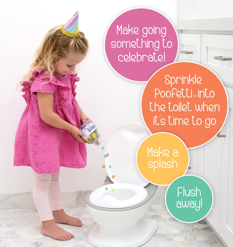 PrimaStella Poofetti Potty Flair - Scented Potty Training Party Toilet Confetti from PrimaStella (Unicorn Farts Scent) - Image 2