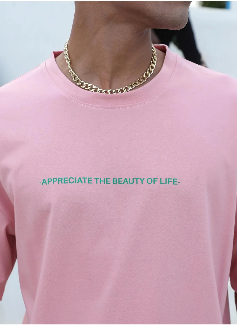 كامبوس سوترا مجموعة Peach Cupid Co-Ord للرجال