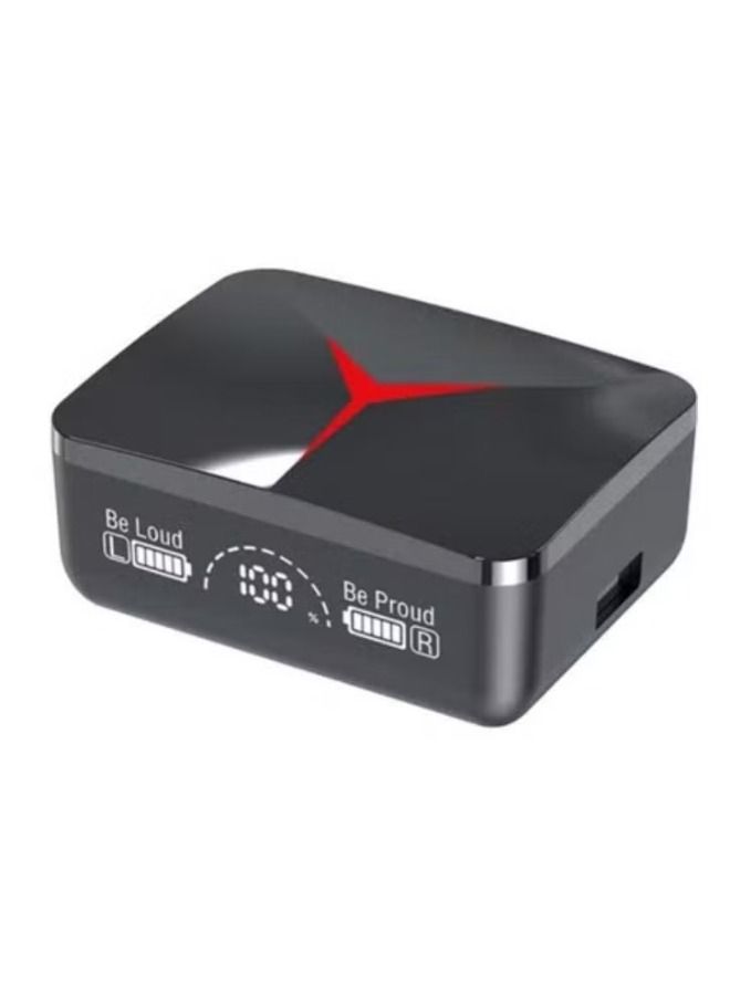 Sliding case earphones wireless Gaming EMC Noise Cancelling M90 pro tws earbuds with powerbank