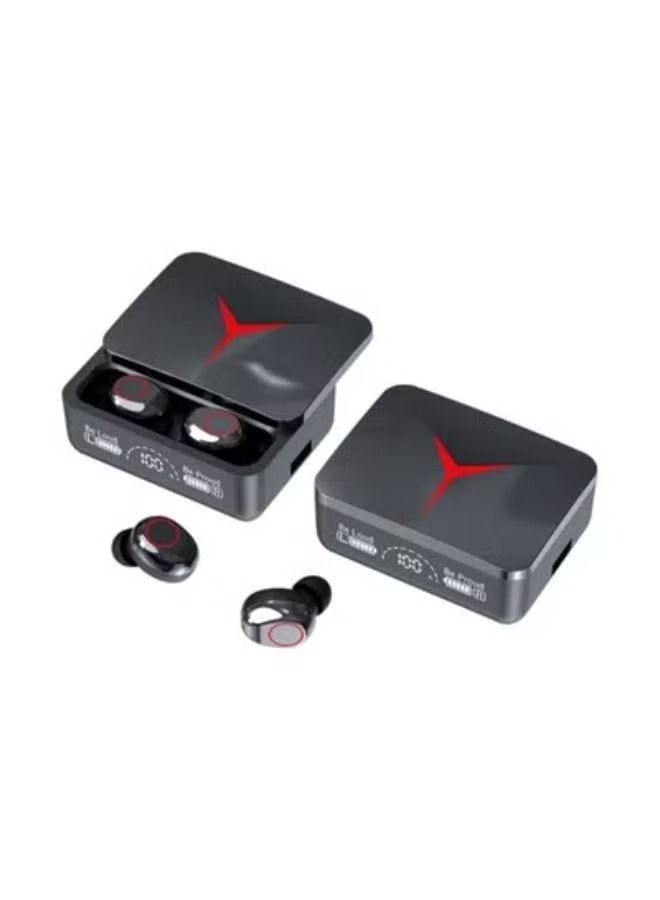 Sliding case earphones wireless Gaming EMC Noise Cancelling M90 pro tws earbuds with powerbank