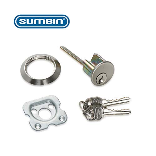 SUMBIN Jimmy Proof Night Latch for Front Door Silvery Color - Image 3
