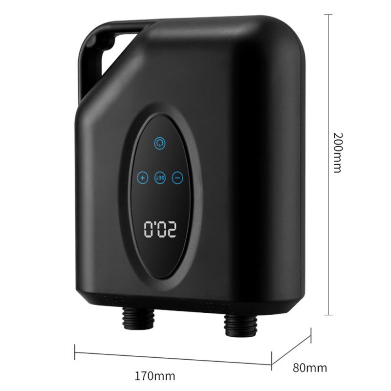 Portable Pump: 20PSI High Pressure Dual Mode With Digital Display, Automatic Stop, Compact Design, Multiple Nozzles - Quick Efficient Inflation Deflation For Outdoor Activities, Inflatable Items - Image 2