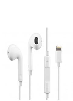 Generic Lightning Headphones For Apple iPhone 7/8/X White  - Image 2