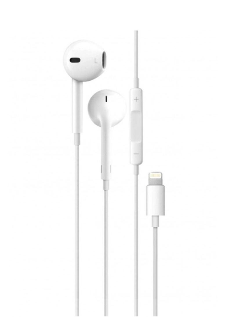 Generic Lightning Headphones For Apple iPhone 7/8/X White  - Image 3