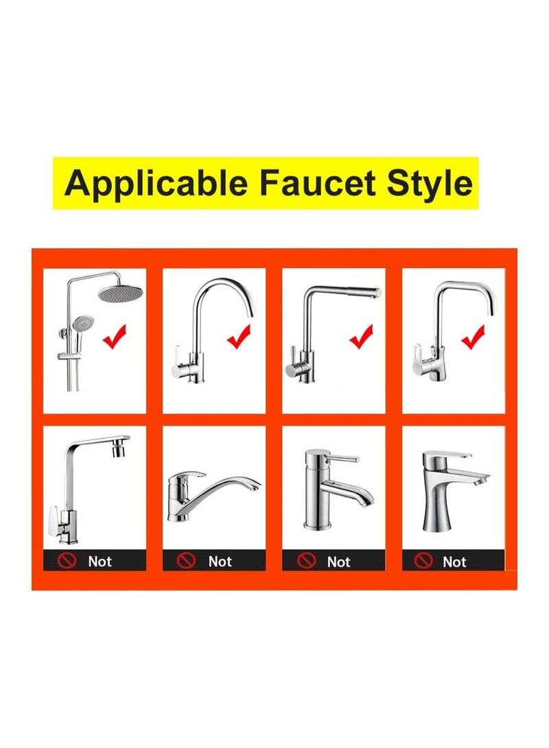 Y&D SYOSI Aluminum Holder for Kitchen Sink, Sink Sponge Holder, Organizer Bathroom Accessories, Compatible with Faucets 0.8-1.1 Inches in Diameter  - Image 4