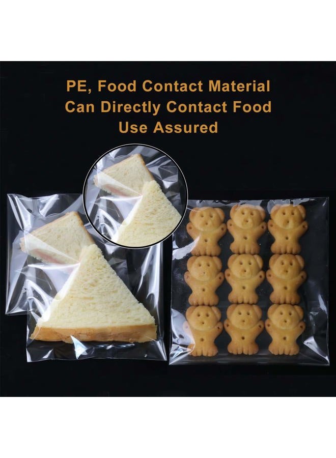 NEOACT 300 PCS 5"x7" Clear Resealable Cellophane Bags Good for Bakery, Candle, Soap, Cookie Poly Bags. - Image 3