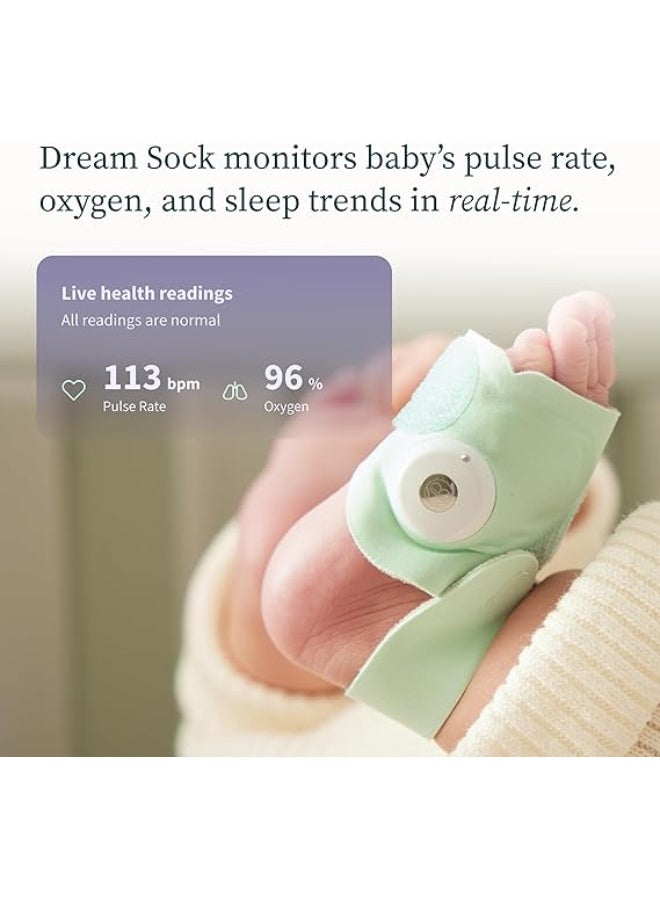 Owlet Dream Sock® - FDA-Cleared Smart Baby Monitor - Track Live Pulse (Heart) Rate, Oxygen in Infants - Receive Notifications - Image 3
