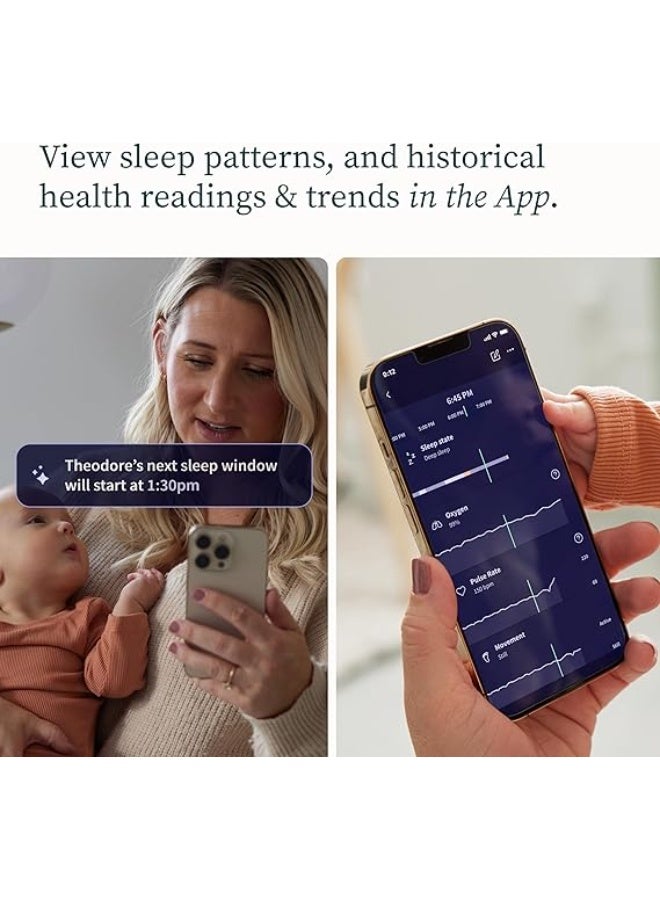 Owlet Dream Sock® - FDA-Cleared Smart Baby Monitor - Track Live Pulse (Heart) Rate, Oxygen in Infants - Receive Notifications - Image 4