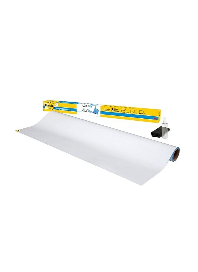 3M Easy Erase Adhesive Whiteboard Surface 180X120cm Size  - Image 1