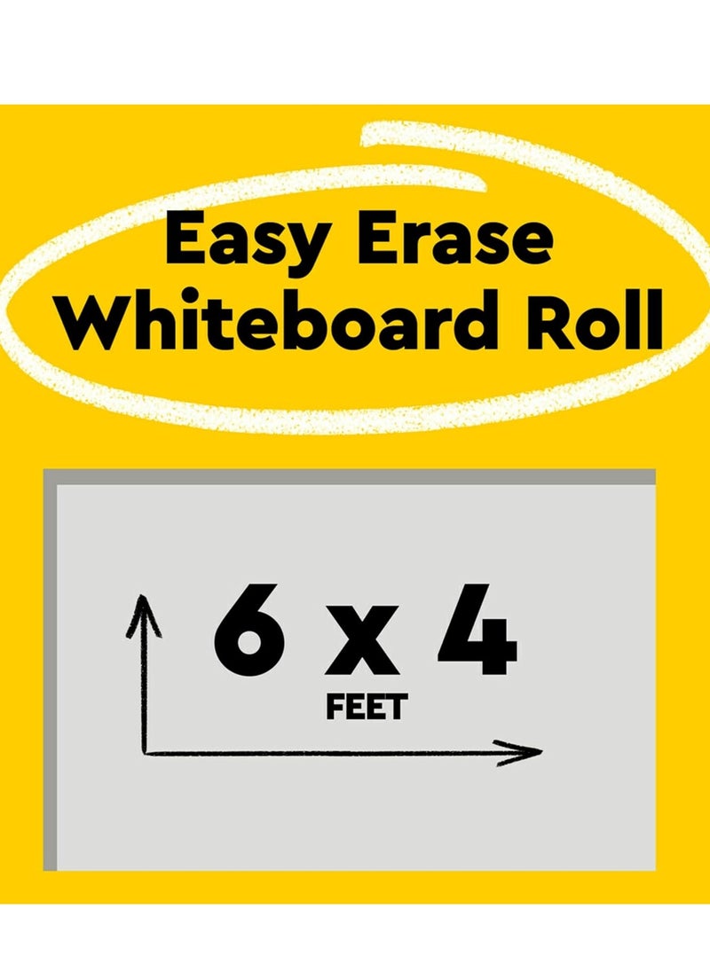 3M Easy Erase Adhesive Whiteboard Surface 180X120cm Size  - Image 2