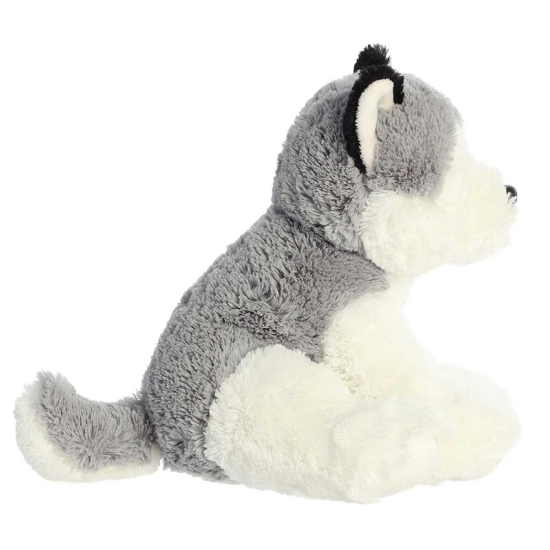 AuroraÂ® Cuddly Husky Stuffed Animal - Cozy Comfort - Endless Snuggles - Gray 14 Inches - Image 3