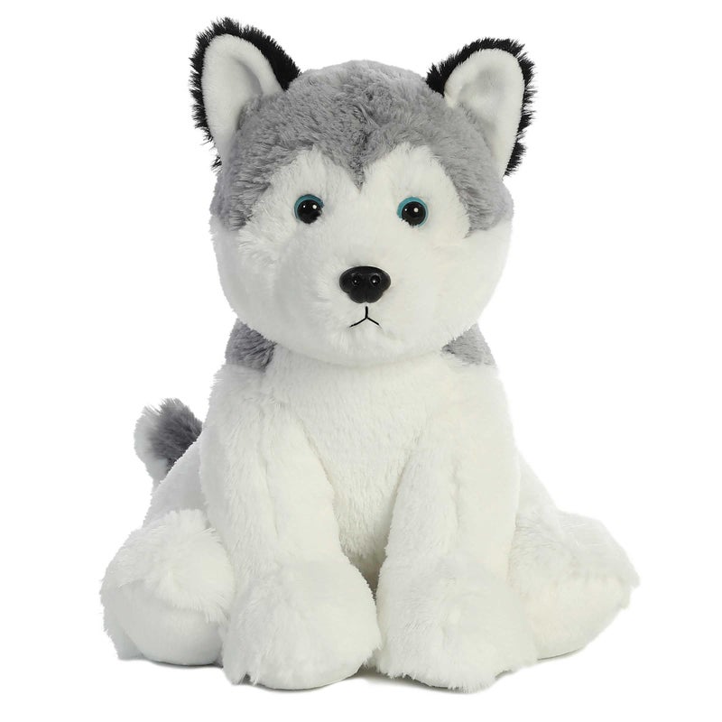 AuroraÂ® Cuddly Husky Stuffed Animal - Cozy Comfort - Endless Snuggles - Gray 14 Inches - Image 1