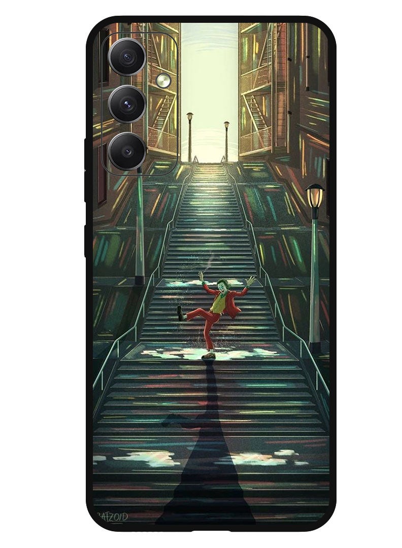 Theodor Protective Case Anti Scratch Shock Proof Bumper Cover For Samsung Galaxy A05s Joker on stairs - Image 1