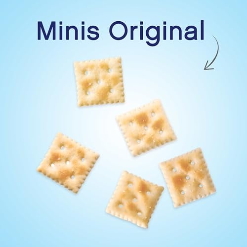 Premium Original Mini Saltine Crackers, Lunch Snacks, Bulk Snacks, 6 - 11 oz Boxes - Image 3