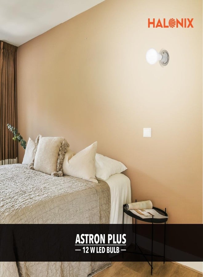 Halonix 12W B22 Base LED Bulb – Cool Daylight (6500k) | Energy Efficient | Best led bulb for home | Surge Protection up to 4KV | Rated Life 15000 Hrs | for Home & Office |Pack of 10 - Image 4