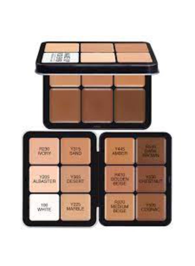 MAKE UP FOR EVER Ultra Hd Foundation Palette Multicolour + Halo Glow Liquid Filter Highlighter 3.5 Medium - Image 2
