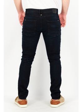 DUCK AND COVER Men Slim Fit Plain Stretchable Jeans, Indigo Blue  - Image 2