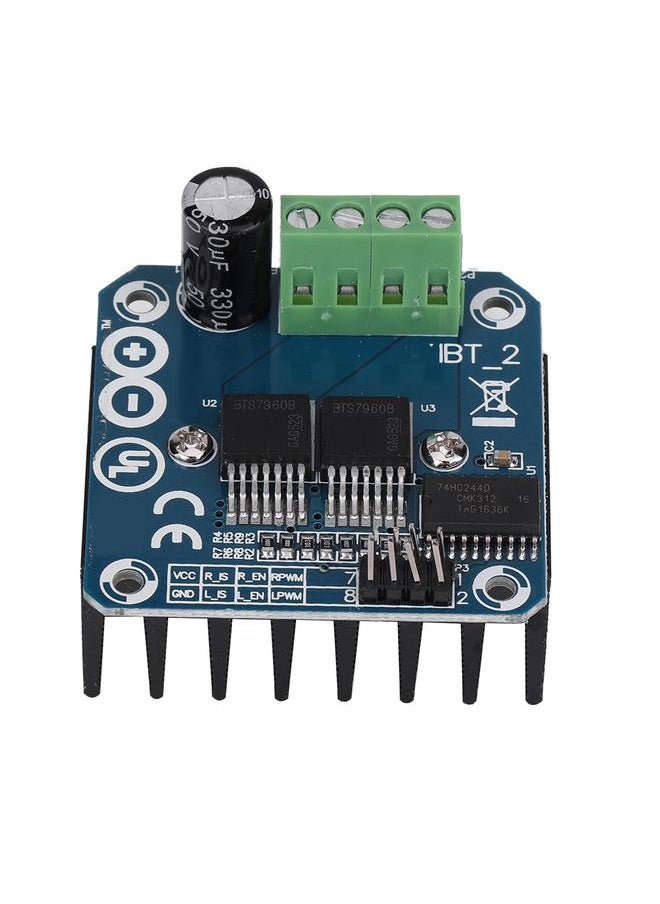 Thoraya - Driver Circuit Module Stepper Motor Driver PWM Full H bridge Drive Module BTS7960 - Image 1