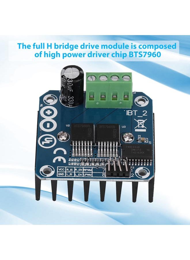 Thoraya - Driver Circuit Module Stepper Motor Driver PWM Full H bridge Drive Module BTS7960 - Image 1