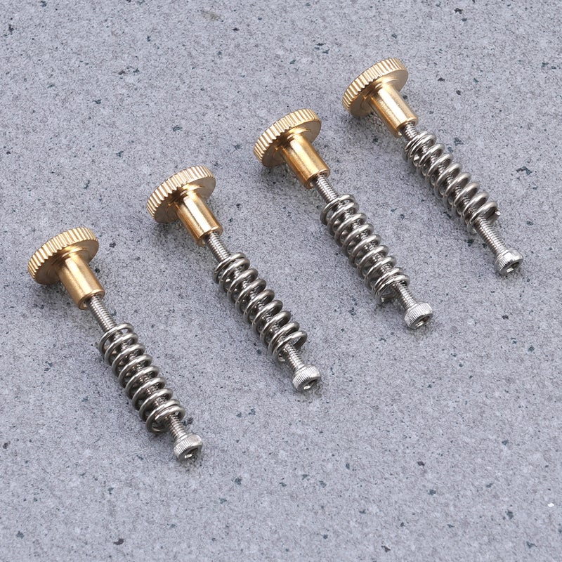 6 PCS Screws Leveling Springs Leveling Knob Set for 3D Printer (Golden) - Image 3