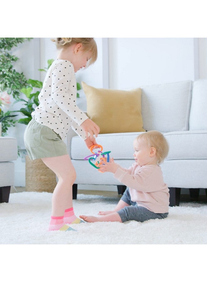 Quark Thiingy Baby Teething Toy - Sensory Toy with BPA-Free Silicone Rings & Baby Rattle - High Temperature Sterilization & Dishwasher Safe - for Newborns, 0-12 Months - Baby Teething Relief Chew Toy - Image 2